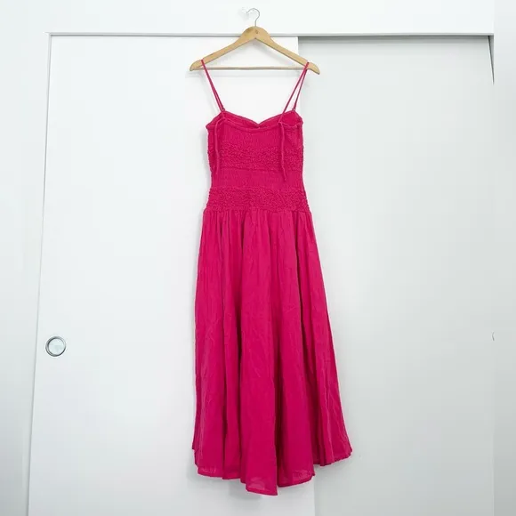 NWOT Free People Sparkling Drop-Waist Moment Midi Size Medium