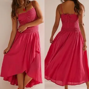 NWOT Free People Sparkling Drop-Waist Moment Midi Size Medium