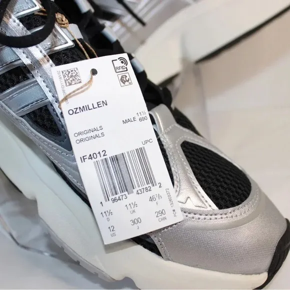 NWT Adidas Men’s Ozmillen Streetwear Styled 90s Vibe Shoes Sneakers Size 12
