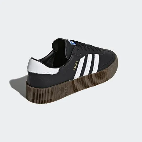 NWT Adidas Womens  SAMBAE Shoes ,Black/White-Size 8