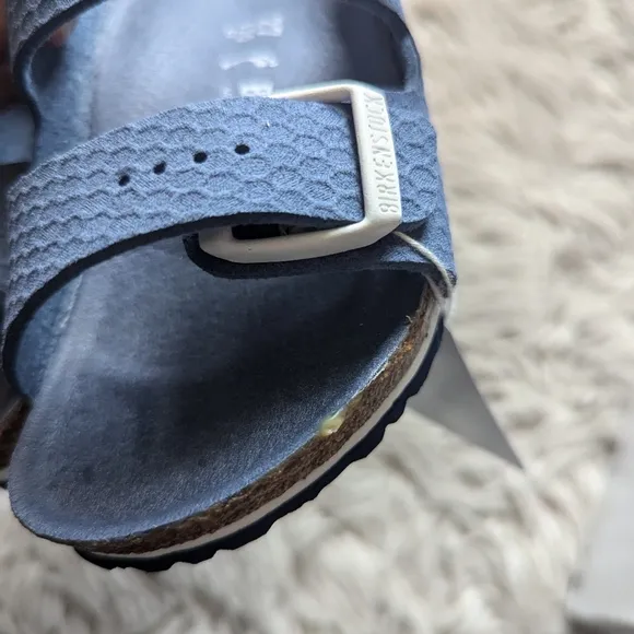 NWT Birkenstock Arizona Kids Hexagon Tech Blue