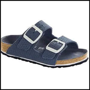 NWT Birkenstock Arizona Kids Hexagon Tech Blue