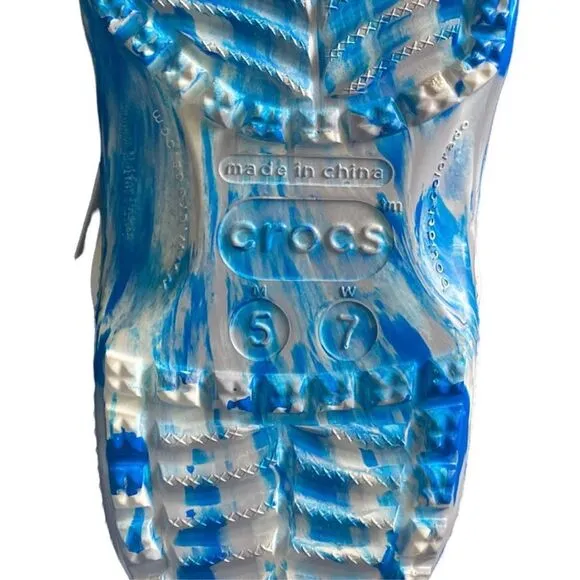 NWT Crocs Unisex Classic Marbled Tie-Dye Clog  - Size M5/W7  ***Item: S42