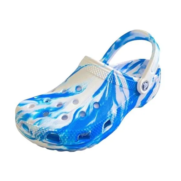NWT Crocs Unisex Classic Marbled Tie-Dye Clog  - Size M5/W7  ***Item: S42