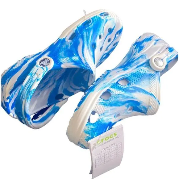 NWT Crocs Unisex Classic Marbled Tie-Dye Clog  - Size M5/W7  ***Item: S42