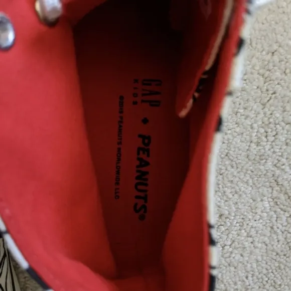 NWT Gap Kids   Peanuts Snoopy Woodstock Hi Top, 4