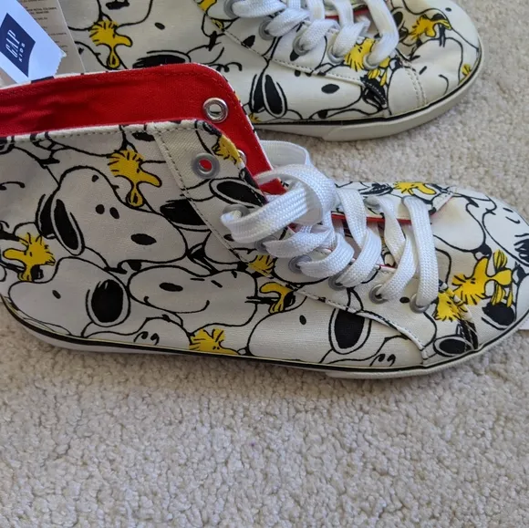 NWT Gap Kids   Peanuts Snoopy Woodstock Hi Top, 4