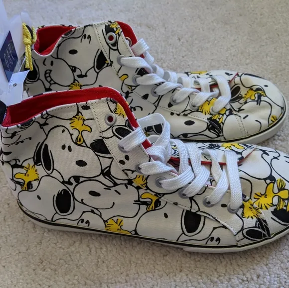 NWT Gap Kids   Peanuts Snoopy Woodstock Hi Top, 4