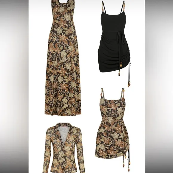 NWT Hansen and Gretel Connie beaded strap tank designer mini dress floral print