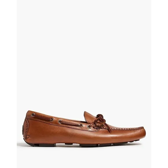 NWT J. CREW Men's Leather Driving Shoes, Size 11. $178