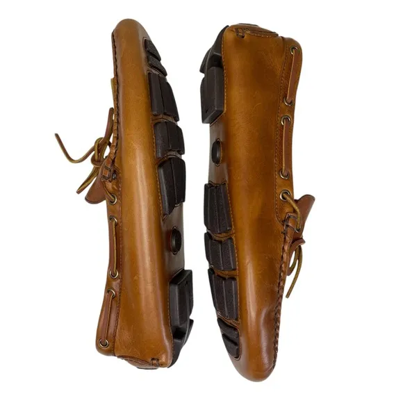 NWT J. CREW Men's Leather Driving Shoes, Size 11. $178