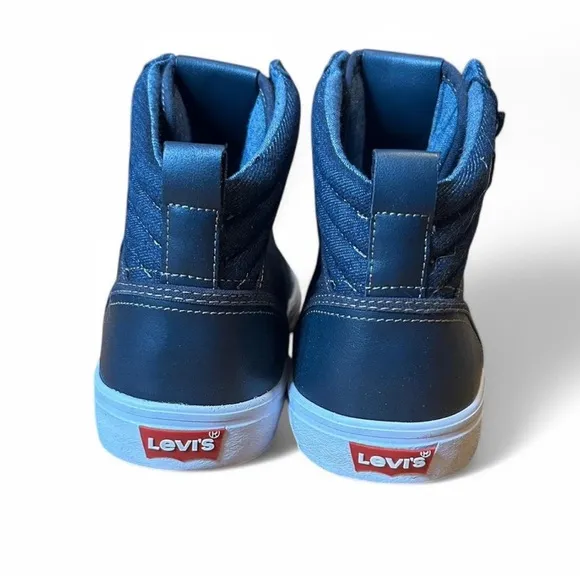 NWT Levi's Strauss Jeffrey Hi 501 Blue high top skate shoes for men size 12
