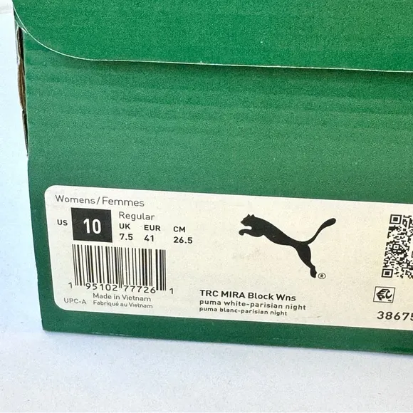 NWT Puma TRC Mira Block Athletic Shoes Navy Blue / Pink Womens Sneakers