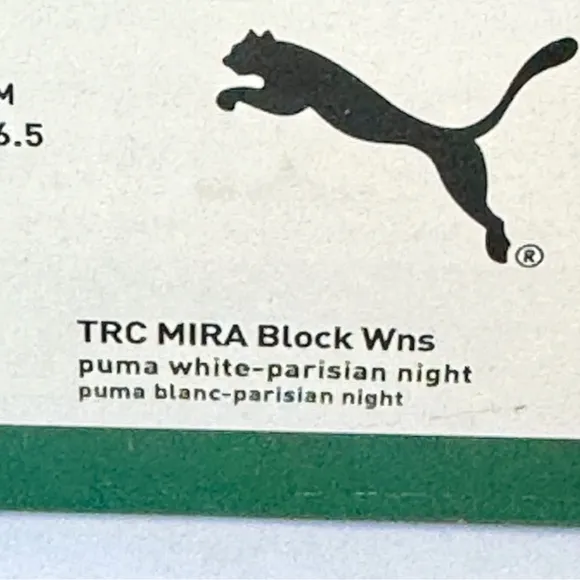 NWT Puma TRC Mira Block Athletic Shoes Navy Blue / Pink Womens Sneakers