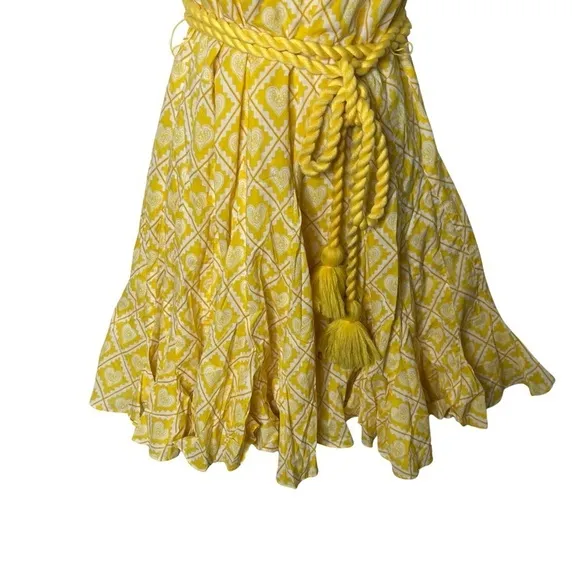 NWT RHODE Casey Dress in Love Lockdown Yellow sz S