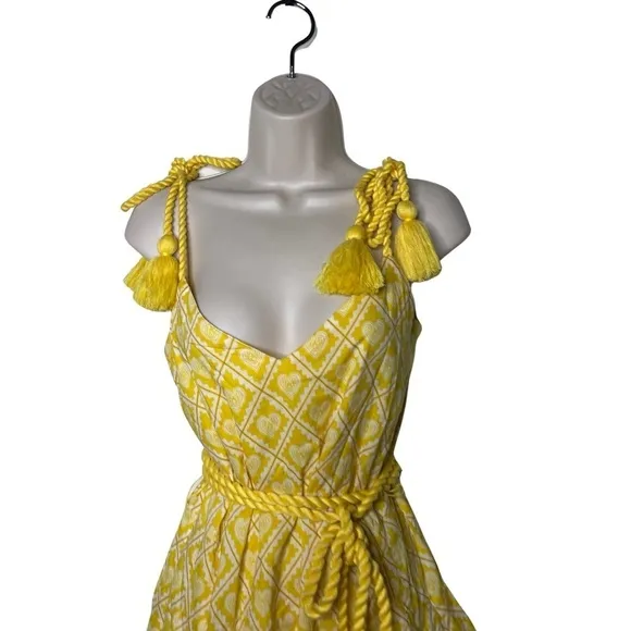 NWT RHODE Casey Dress in Love Lockdown Yellow sz S
