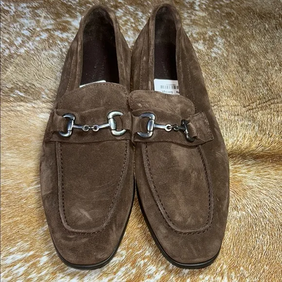 NWT To Boot New York Men's Rockaway Brown Suede Leather Loafers Size 8