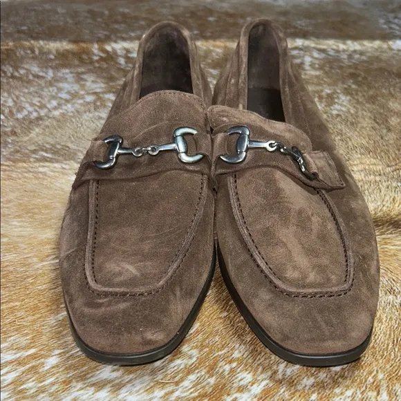 NWT To Boot New York Men's Rockaway Brown Suede Leather Loafers Size 8