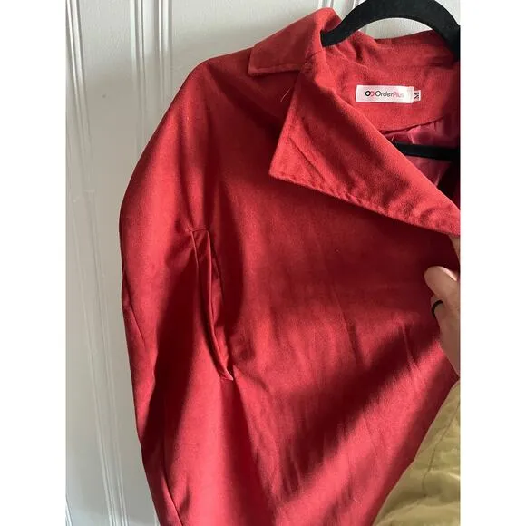 OC order plus red cape/coat size Med