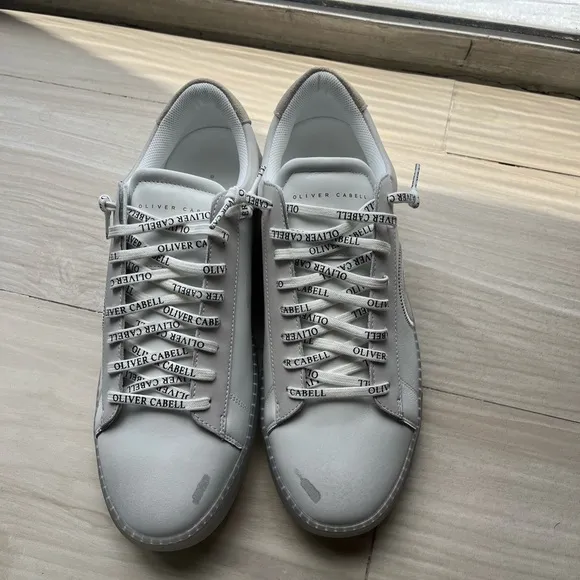 Oliver Cabell Men's Gray/White Sneakers