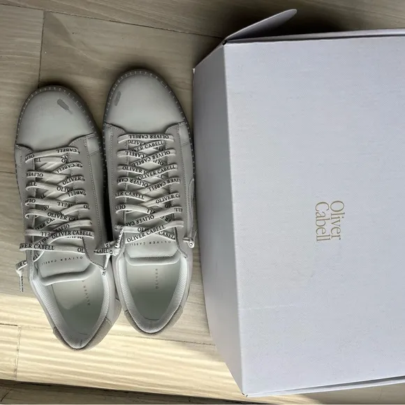 Oliver Cabell Men's Gray/White Sneakers