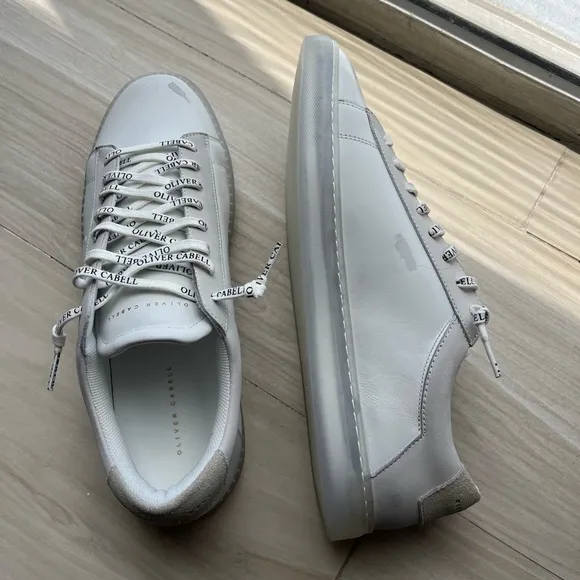 Oliver Cabell Men's Gray/White Sneakers