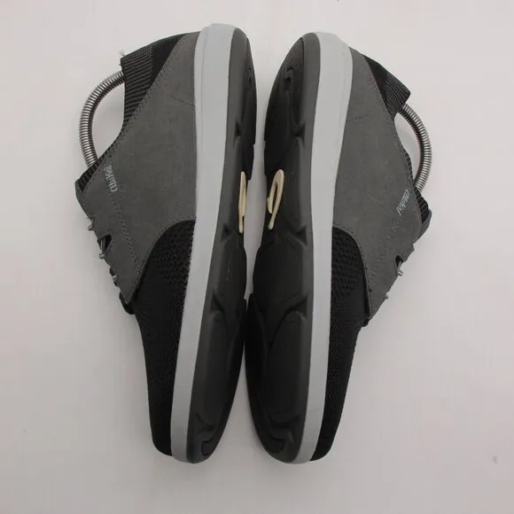 OluKai Makia Ulana 10394-406C Men's 8 Black Gray Mesh Casual Sneakers Shoes