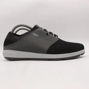 OluKai Makia Ulana 10394-406C Men's 8 Black Gray Mesh Casual Sneakers Shoes