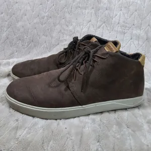 Olukai Nana Hele Chukka Boots Mens 11.5 Brown Leather Shearling Outdoors Sneaker