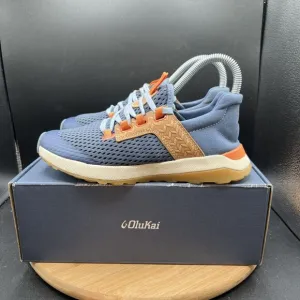 Olukai Wailuku Womens Size 6 Moonlit Ocean Vintage Blue Shoes Sneaker 20478-7EVN