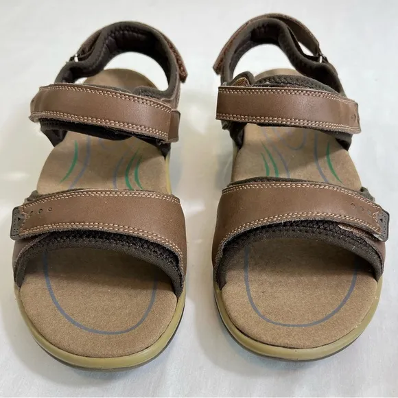 Orthofeet Malibu Sandals Women’s 9EE  X-Wide - Brown