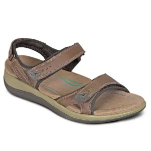 Orthofeet Malibu Sandals Women’s 9EE  X-Wide - Brown