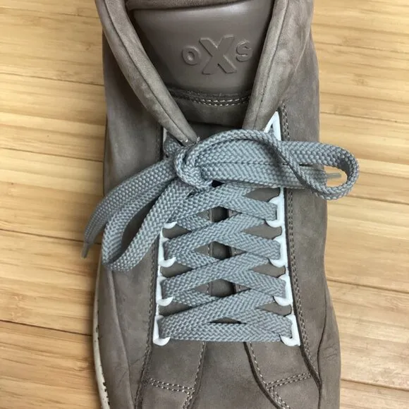 O.X.S. Taupe Hi Top Soul Sneaker Shoes 12