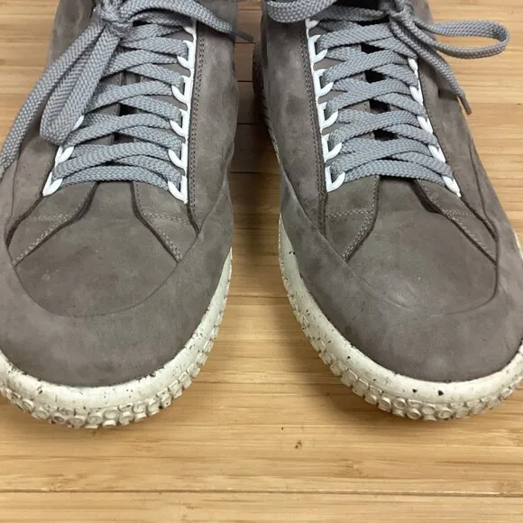 O.X.S. Taupe Hi Top Soul Sneaker Shoes 12