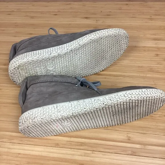 O.X.S. Taupe Hi Top Soul Sneaker Shoes 12