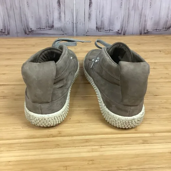 O.X.S. Taupe Hi Top Soul Sneaker Shoes 12