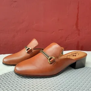 Patricia Nash Tilly Loafers Slip On Chunky Mules Rope Bridle Gift 6 NEW