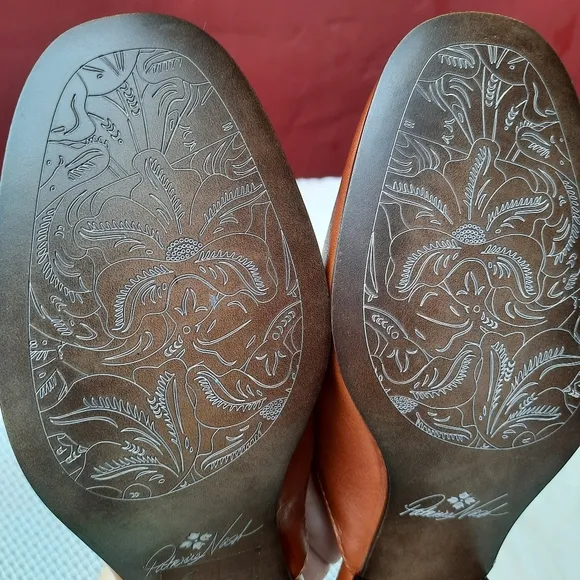 Patricia Nash Tilly Loafers Slip On Chunky Mules Rope Bridle Gift 6 NEW