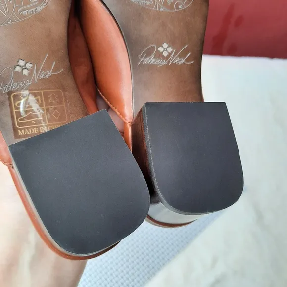Patricia Nash Tilly Loafers Slip On Chunky Mules Rope Bridle Gift 6 NEW