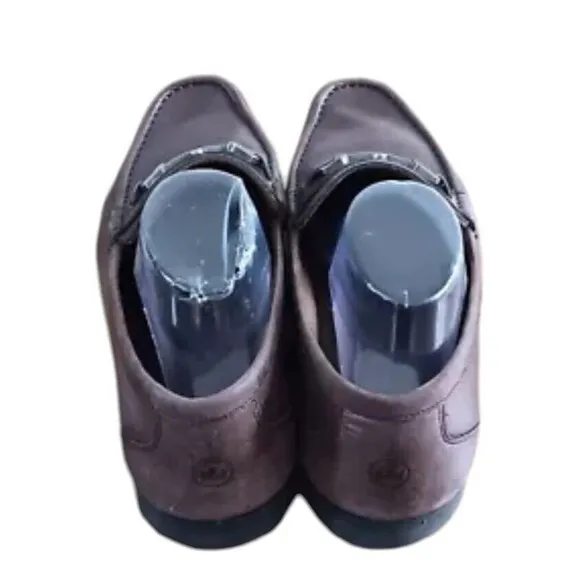 Peter Millar Bit ME0F51 Loafer Mens US 10.5M Brown Leather Moc Toe Slip On Shoes