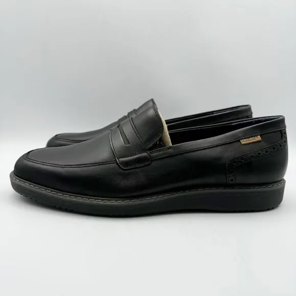 PIKOLINOS Mens Avila Classic Loafers EU 44 US 10-10.5 Black Leather NIB