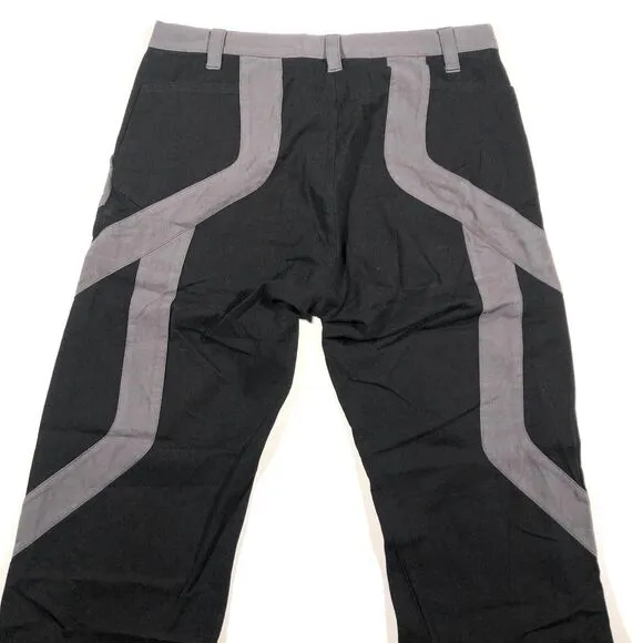 Pluto Love Story Vertigo Pants Black Grey size XL 38x31 Streetwear B29
