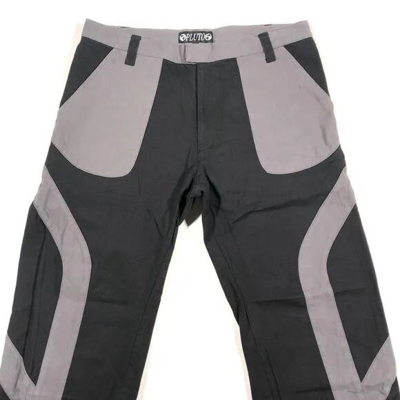 Pluto Love Story Vertigo Pants Black Grey size XL 38x31 Streetwear B29