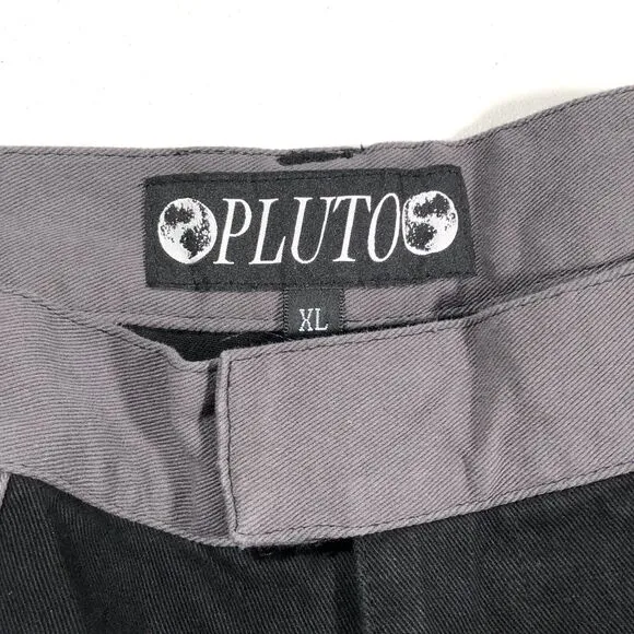 Pluto Love Story Vertigo Pants Black Grey size XL 38x31 Streetwear B29