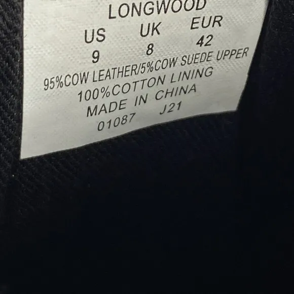 Polo Ralph Lauren Longwood Sneakers Men's Size 9 Spell Out Black Leather/Suede‎