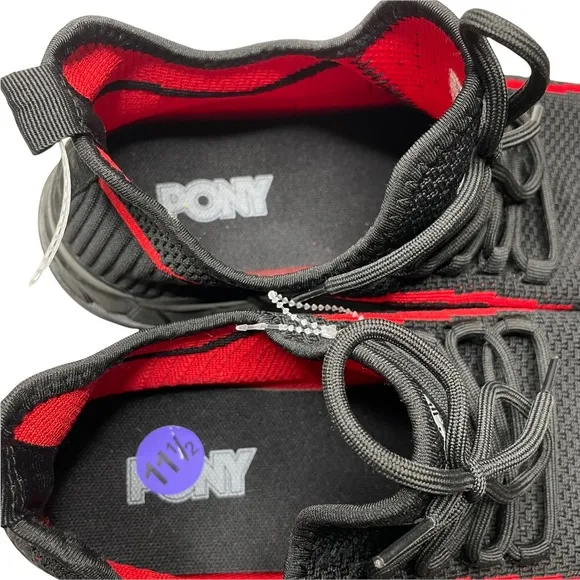 PONY PP1 ROCKY KNIT LACE-UP SNEAKERS SIZE 11.5