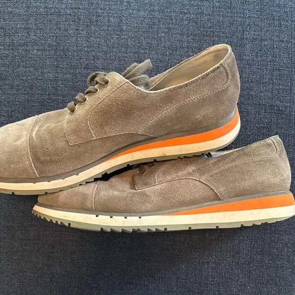Prada gray Suede runners size 11
