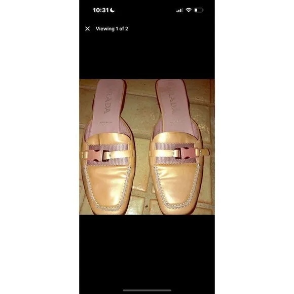 Prada pink shoes