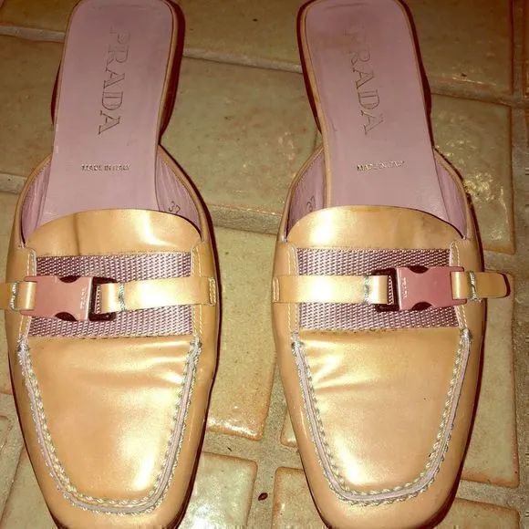 Prada pink shoes