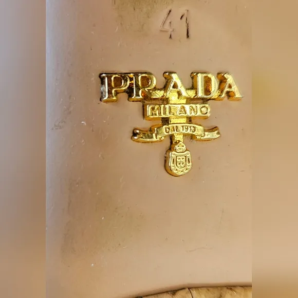 Prada Women's Brown Leather Heels